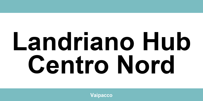 Chiama direttamente l'ufficio SDA al telefono Landriano Hub Centro Nord